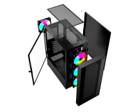 GEMBIRD Midi Tower Fornax 4000 ARGB czarna CCC-FC-4000 - 1244459 - zdjęcie 6